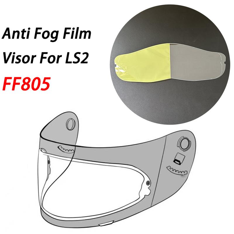 Motorcycle Helmet Visor Anti Fog Film Fit for LS2 FF805 Lens Anti-fog Inserts