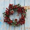 Weihnachten Künstliche Stechpalmenbeeren Frucht für Weihnachtsbaumschmuck Blumengirlande DIY Weihnachtsbasteln  (Packung mit 100)