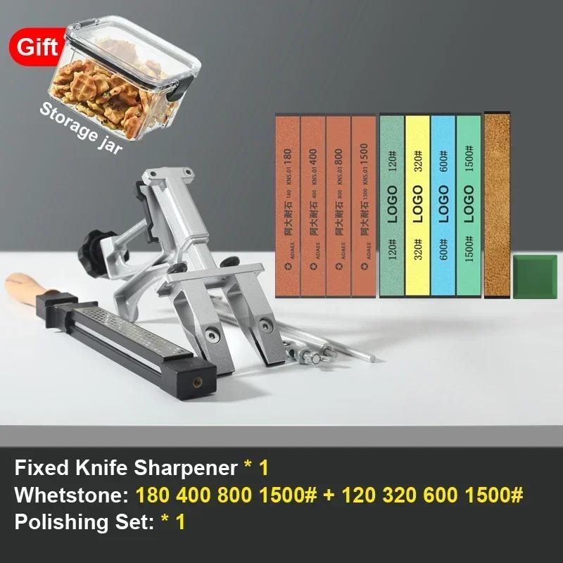 RSCHEF Fixed Knife Sharpener Kitchen Professional Sharpening Stone Woodwork DIY Grinding System Polishing Tool Knives Sharpeners