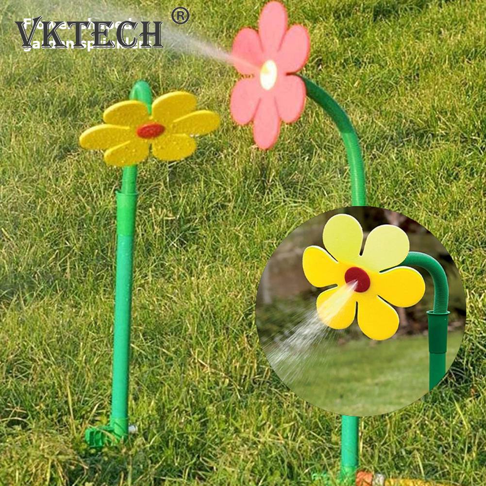 Dancing Sunflower Shape Grass Water Sprinkler Funny Fast Irrigation Rotatable Garden Sprinkler Funny Lawn Sprinkler For Farm