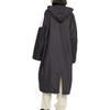 Nike Color Block Long Hooded Windbreaker Women Outerwear Black White DX9873-010
