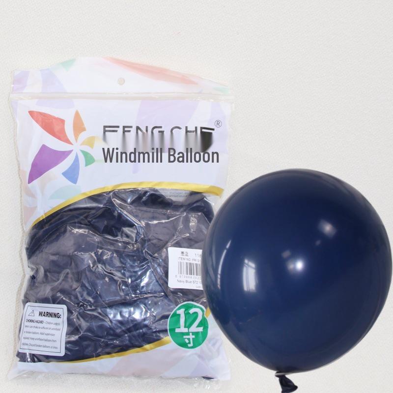 12 Thickened Round Latex Balloons for Weddings, Festivals, and Birthdays