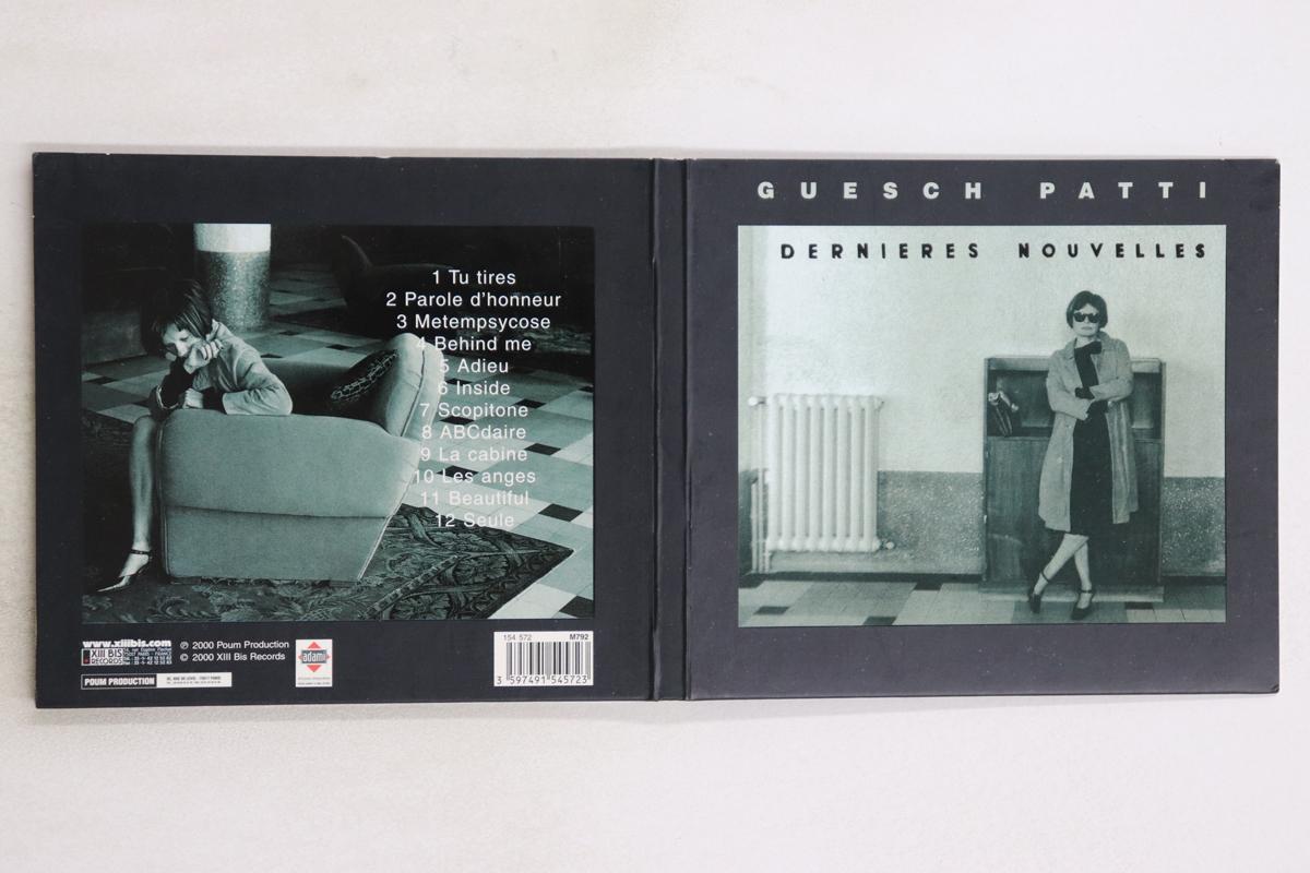 

CD GUESCH PATTI Dernieres Nouvelles 154572 XIII BIS 2000 France Dance Electronica Used
