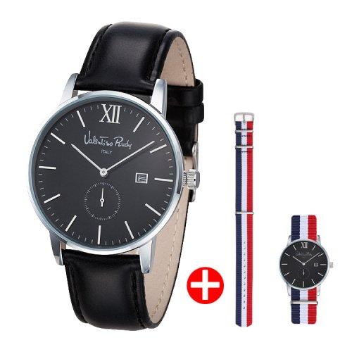 [VALENTINO RUDY] Мужские кожаные часы VALENTINO RUDY VR1301A-BKBK FREE