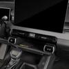 For 2026 Toyota RAV4 2PCS Center Console ABS Driving Control Panel Cover Decor Trim, 2026 RAV4 Hybrid&Plug-in Hybrid Interior Accessories-Carbon