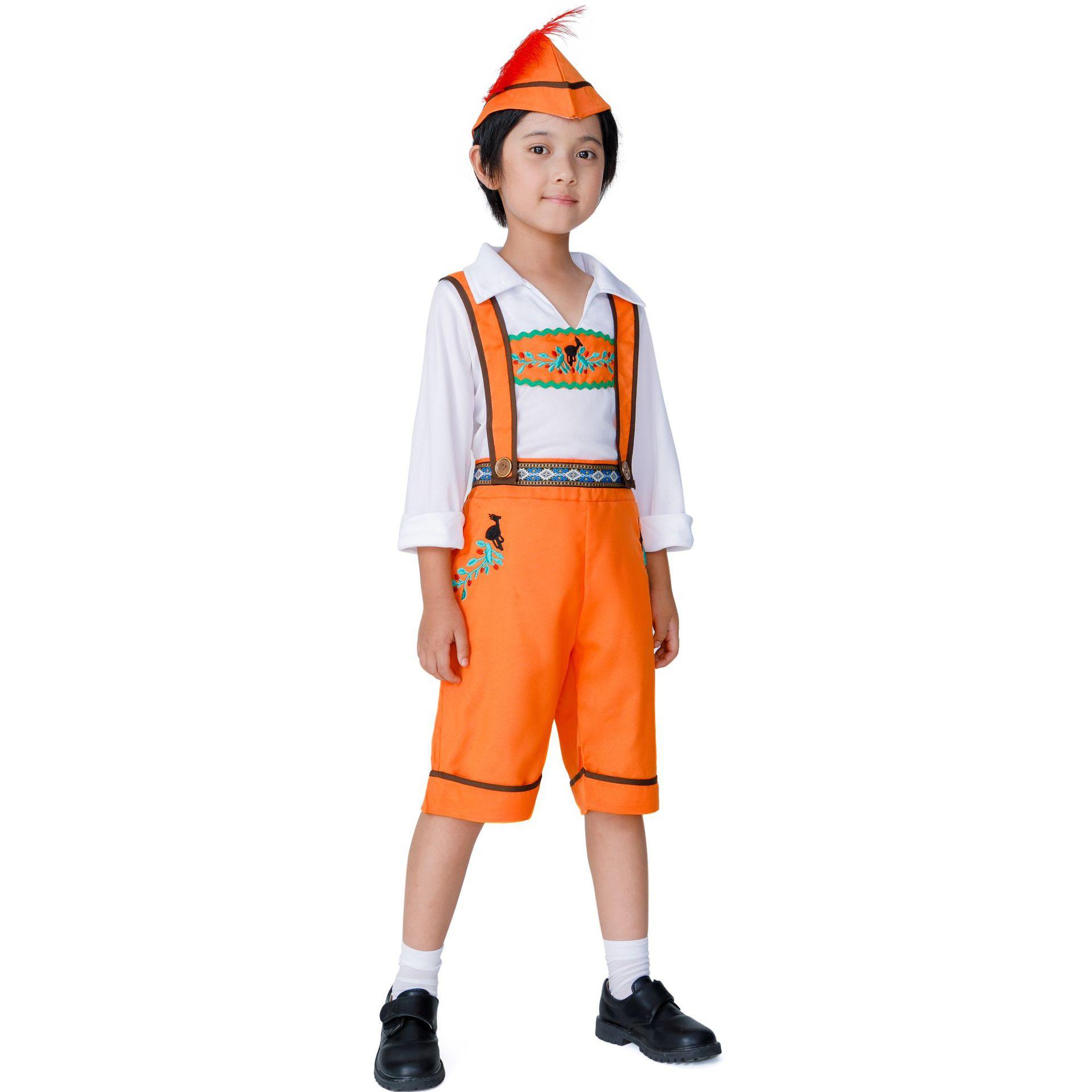 

Children s Day Children s Day stage costumes, overalls costumes, Oktoberfest costumes XL size (145-155cm)