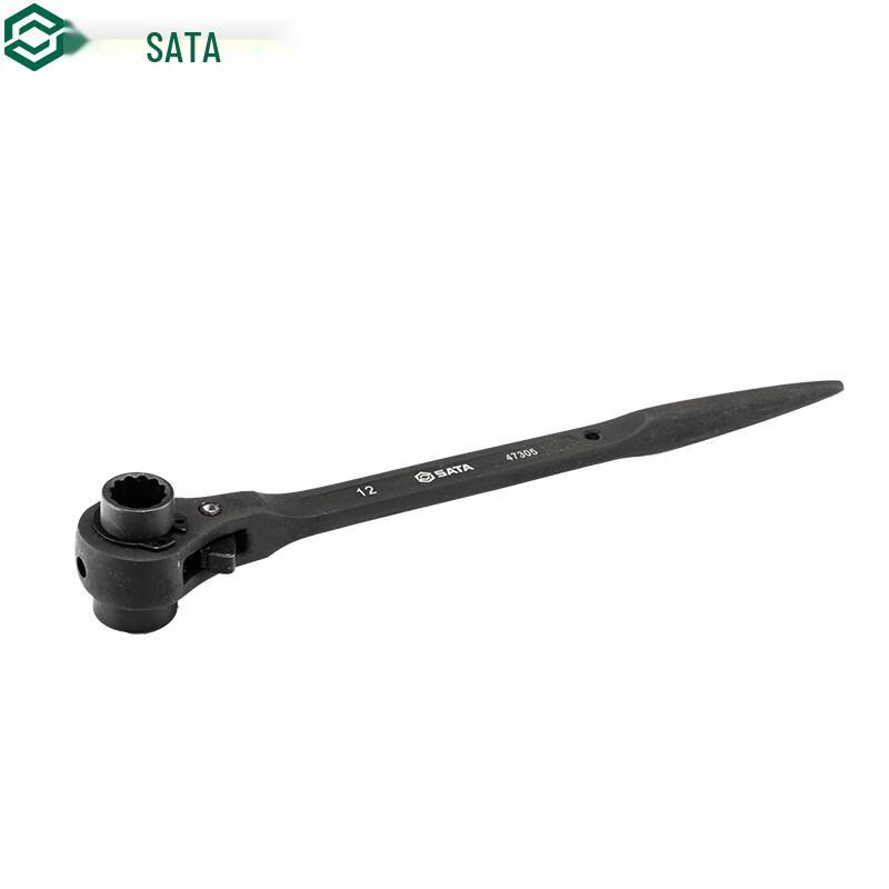 SATA 47321 Double-Ended Pointed Tail Ratchet Wrench
