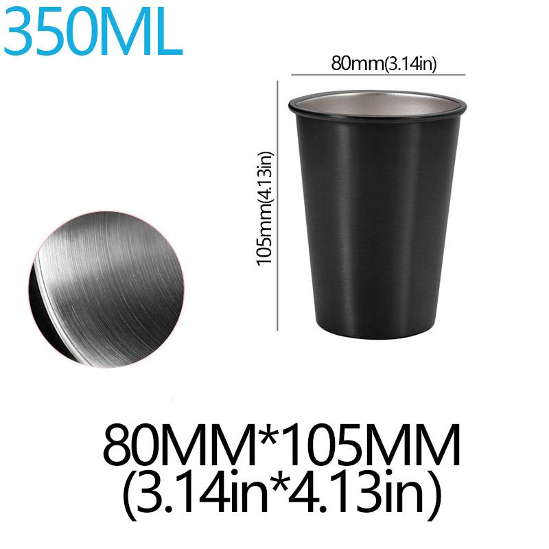 350/500ml 304 Stainless Steel Metal Cup Beer Cups Wine Coffee Household Office Bar Travel Camping Mugs Drinking Coffee Tea Mug
