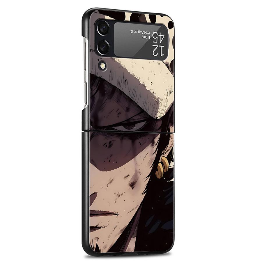 

Back Phone Cover Funda Case for Samsung Galaxy Flip6 Flip7 FE Z Flip 7 6 5 4 3 Flip4 Flip3 Flip5 One Piece Luffy Galaxy Z Flip7