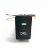 1PC Car LED DRL Front Rear Fog Lamp Radar Music Power Button Switch with Wire For Honda Civic CRV 2017 - 2021 Accessories Switches4