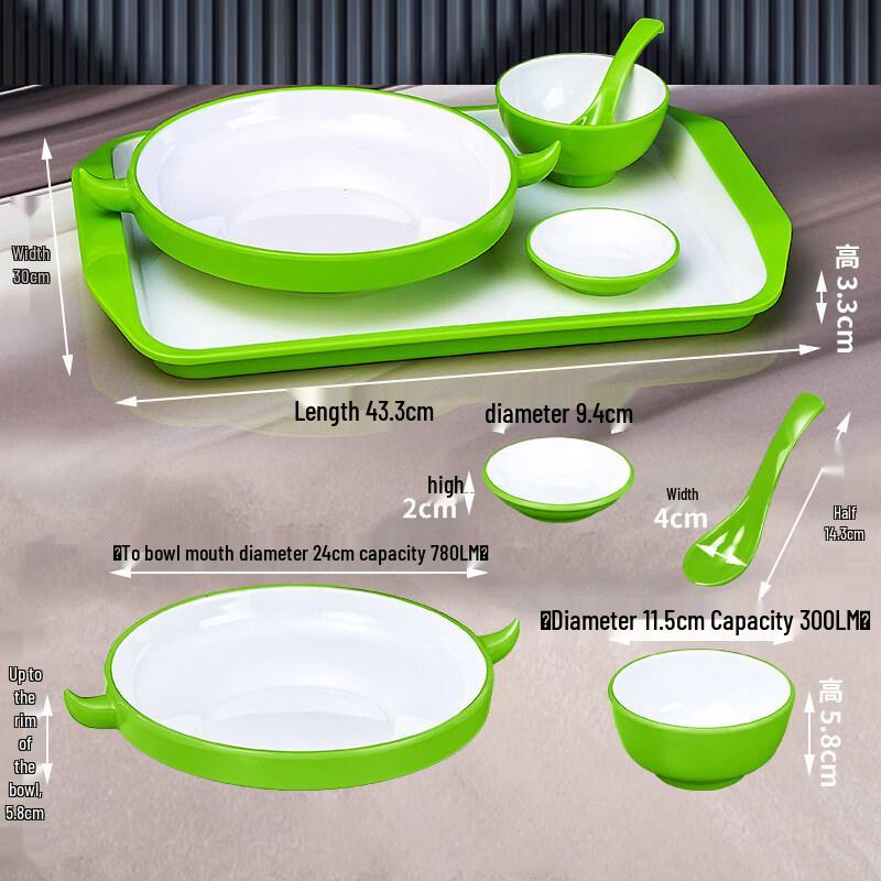Ru Han Commercial Melamine Tableware Set