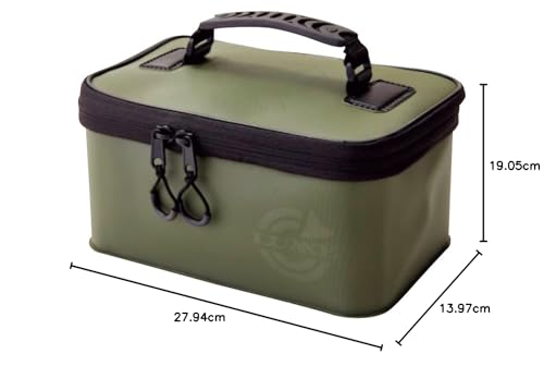 Gamakatsu Gear Bag LE313-1#2, Army Green, 19x28x14cm