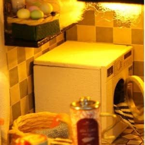 Fashion Alley Miniature Dollhouse Kit, Literary Utopia, Handmade Kit for Beginners, Includes Acrylic Case (TD43+Z)