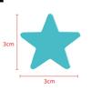 100PCS 3CM Night Light Sticker, Luminous Wall Sticker, Fluorescent Sticker, Blue Yellow Pink Three Night Light Star Sticker