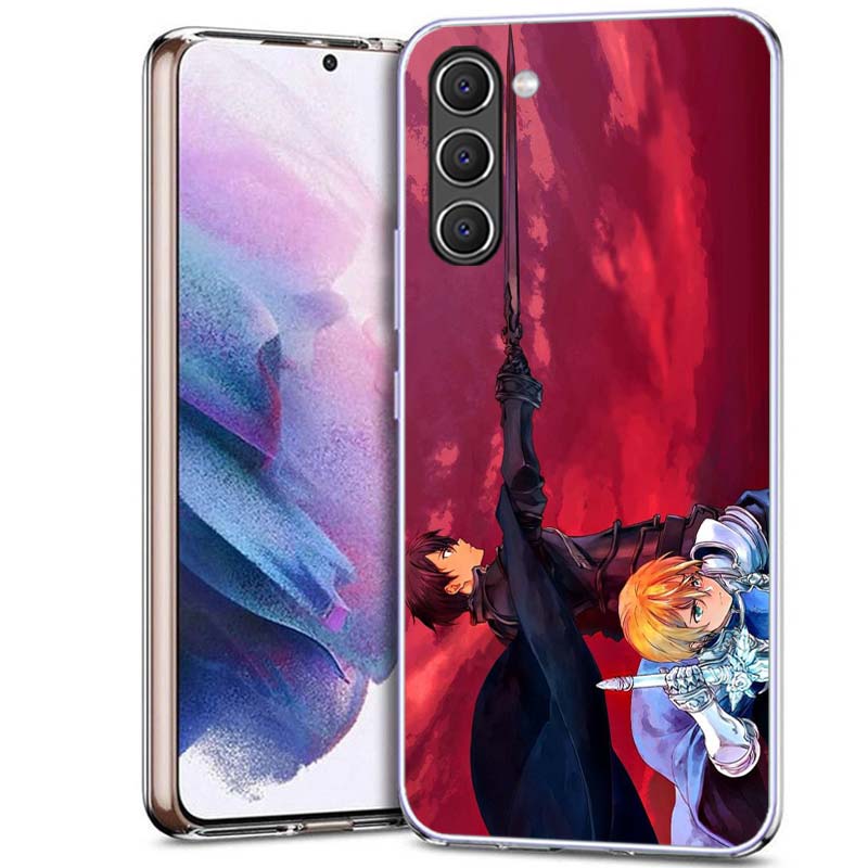 Sword Art Online SAO Anime Phone Case for Samsung A16 A17 A26 A36 A37 A56 A57 A12 A22 A32 A52S A07 A06 A02S A72 Galaxy A70 A50S