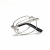 Retro Folding Square Metal Frame Dual Light Reading Glasses Anti Blue Light Lightweight Portable for Near Far Use