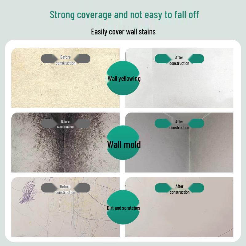 Indoor Wall Repair Spray - White Latex Paint for Easy Mending