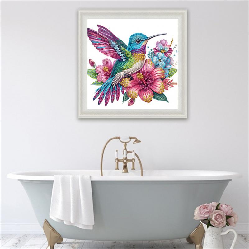 1pc Pattern Diamond Painting Kit, DIY 5D Special Shape Crystal Diamond Partial Diamond Painting Mosaic Making Craft Frameles