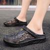 Summer Mens Clogs Garden Shoes Slip On Sandals Beach Slippers for Men Plus Size