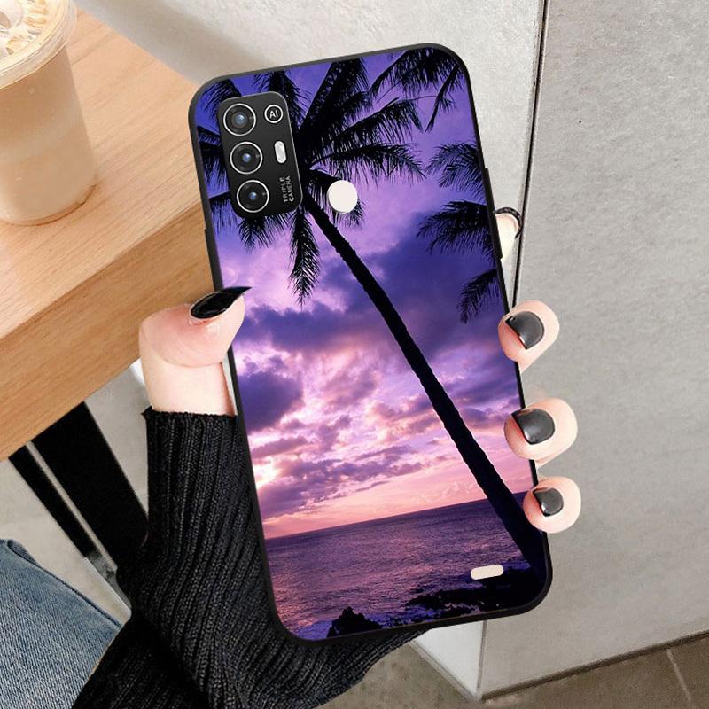 Soft Case For ZTE Blade A52 Shockproof Protective Back Cover For ZTE Blade A52 Fashion Painted TPU Silicone Phone Case Cover