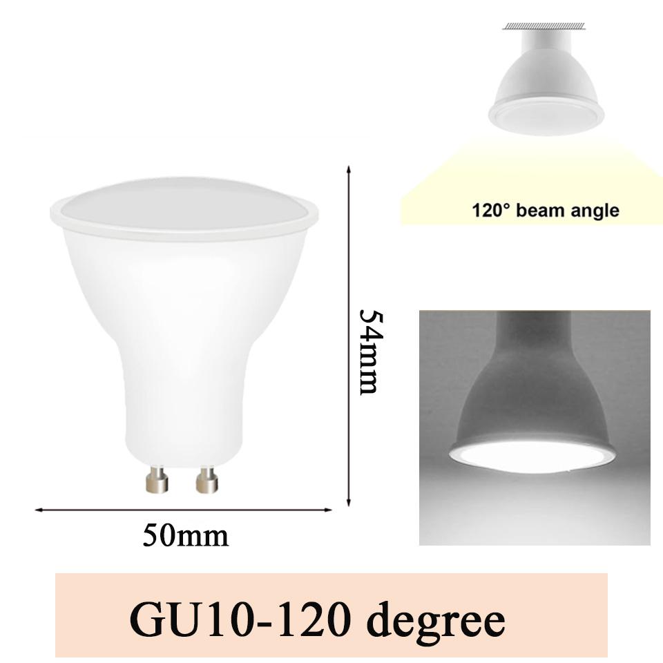 1/4/6/10pcs LED Spotlight GU10 AC220V High Lumen 3000K/4000K/6000K LED Light Lamp LED energy saving For Home Decoration Replace