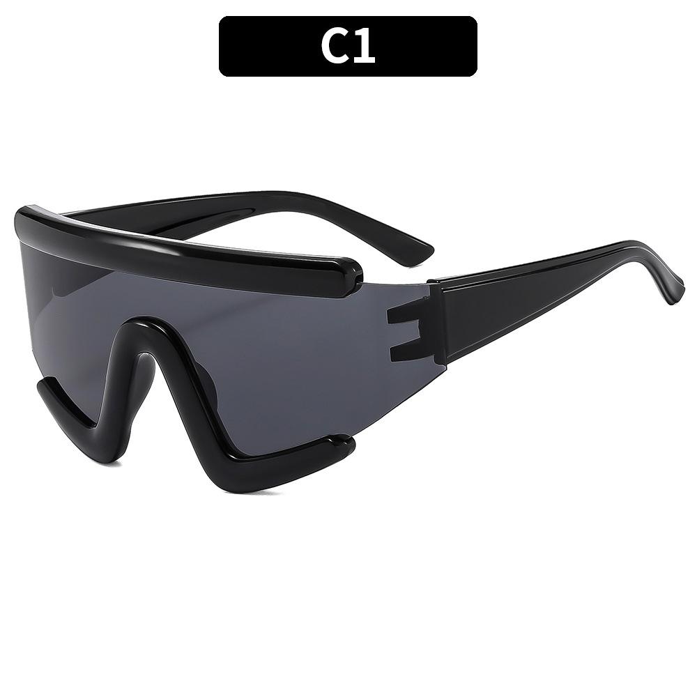 Personalized large frame cycling windproof sunglasses European and American outdoor skiing sunglasses sunglasses