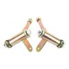 1 Pair Front Steering Strut Knuckle Spindle Metal Spindles Accessory Fit for 100CC To 250CC ATV Go Kart Quad Bike