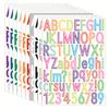 1.5-inch Alphanumeric Sticker Hand Account DIY Water Cup Office Application Industrial Logo Waterproof Bold Letter Sticker