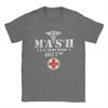 Novelty Mash 4077 TV Show T-Shirts Round Neck Pure Cotton T Shirt Short Sleeve Tee Shirt Gift Idea Clothing