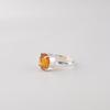 Citrine Gemstone 925 Sterling Silver Handcrafted Women Ring For Engagement Gift RR-72-7