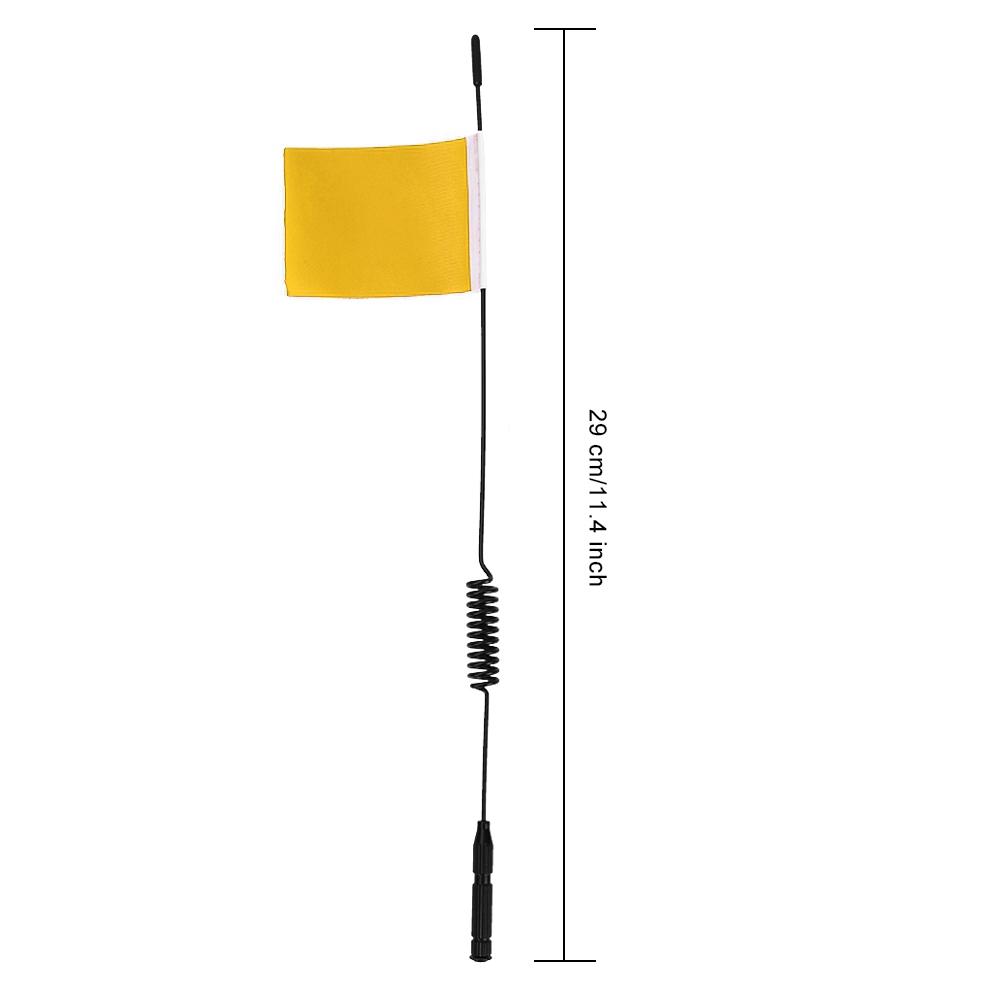 Model L29cm Simulation Signal Line with Flag for RC Climbing Car(Yellow)