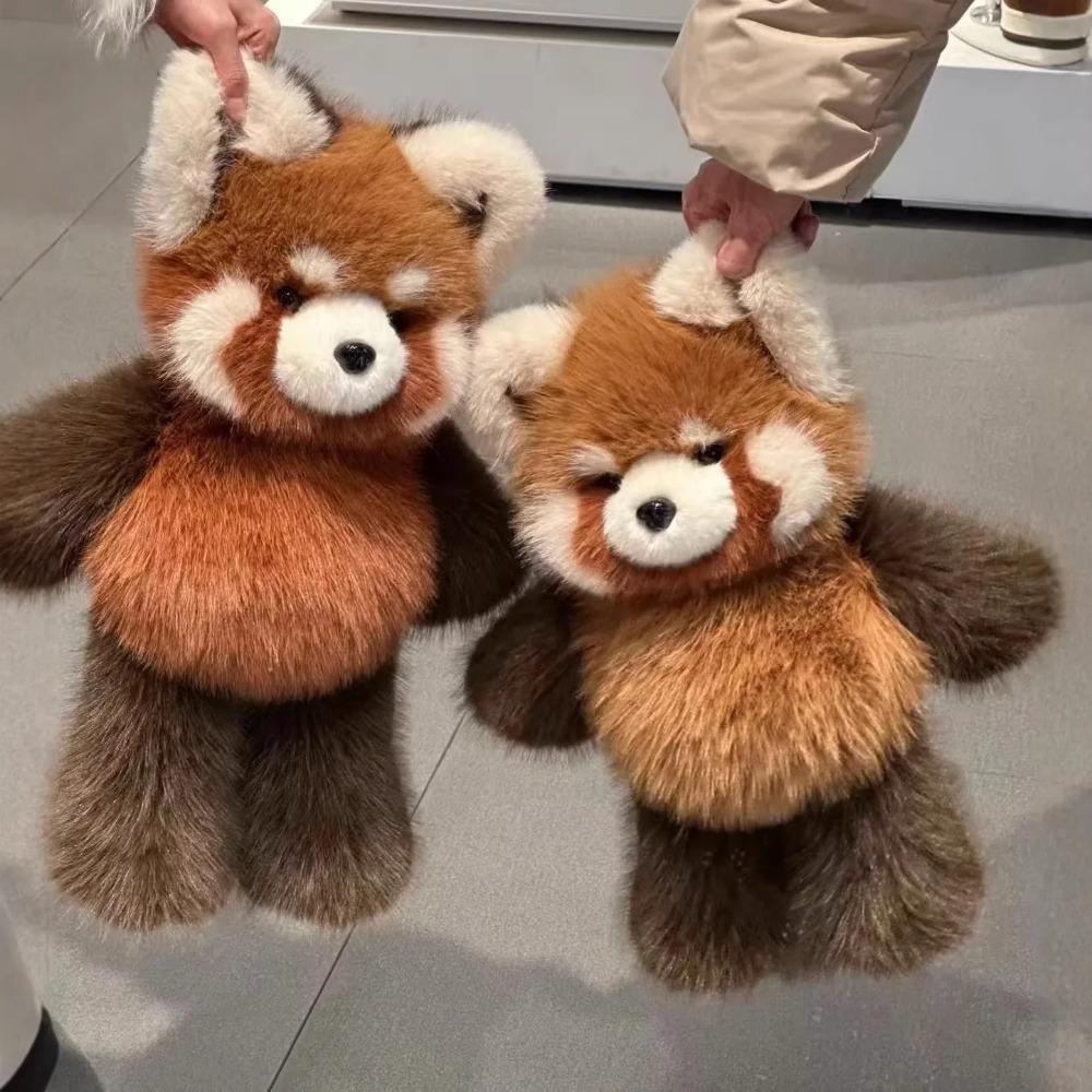 Realistyczny Kawaii Szop Panda Pluszowa Zabawka Poduszka Pluszowa Pluszowa Zabawka Pluszowy Puszysty Boże Narodzenie Prezent Dekoracja Lalki Prezent dla Dorosłych