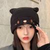 Knitted wool hat Children's stacking hat Autumn and winter warm fashion versatile warm Korean version Baotou cold hat show face