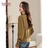 YUZHAOLIN Women's Autumn/Winter High-Neck Knit Sweater