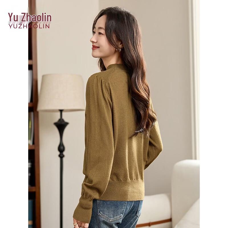 YUZHAOLIN Women's Autumn/Winter High-Neck Knit Sweater