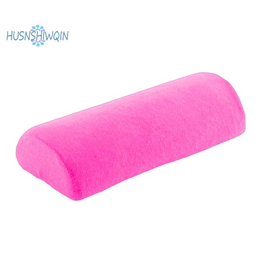 

Мягкая подушка для рук из губки для маникюра для ногтей - портативная, съемная, легко чистится, профессиональное использование розы красного