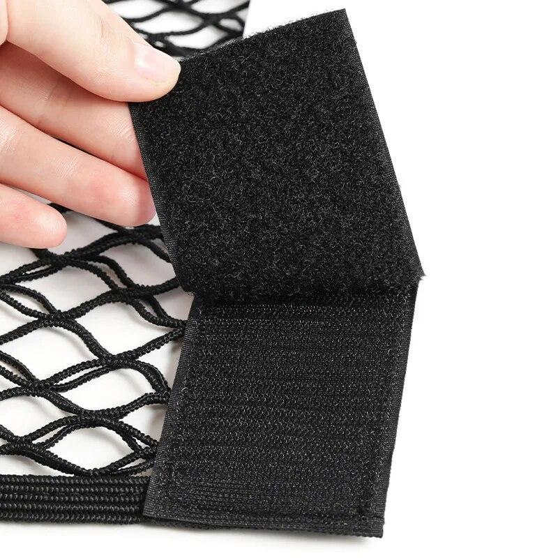 1Pc Lagerung Net Auto Stamm Lagerung Küche Zubehör Müll Tasche Organizer Mesh Tasche Organisation Paste Typ Lagerung Tasche