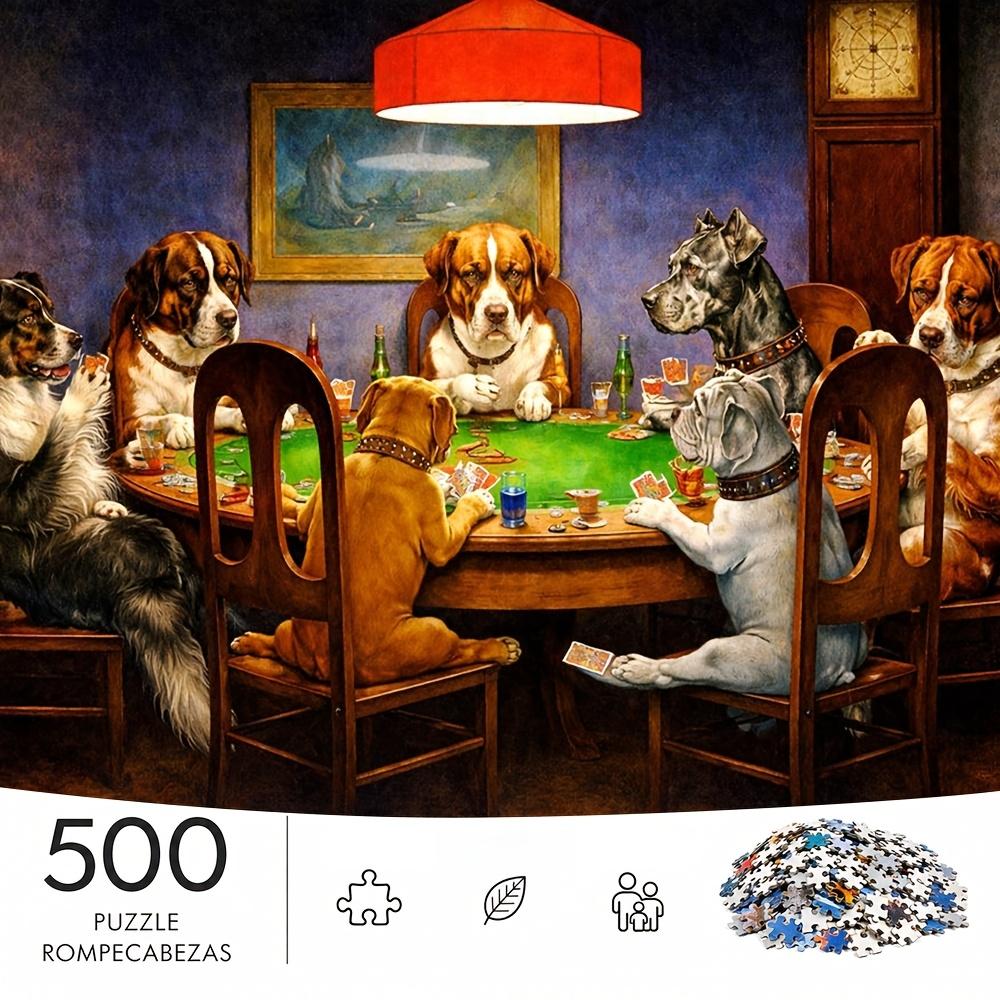 500pcs Advanced Suitable for & Families Jigsaw Puzzle - Portable Rectangular Brain with Challenging Pieces, Elegant Tabletop Game for, Birthday Partie