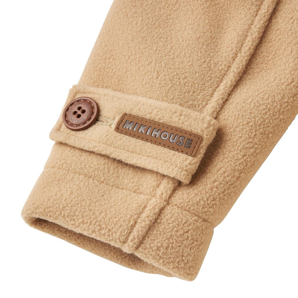 Duffle Cold Weather Beige [MIKI HOUSE] Kabát, Svrchní oblečení, Fleecová bunda, Bunda, Chlapci, Dívky, Miminka, Děti, Dětské oblečení, 10-3862-497, 110 cm,