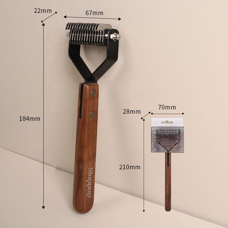 Dog Comb Pet Hair Remover Wooden Dogs Brush Massage Cat Brush Dog Grooming Combs for Dog Long Hair Cleaning Pet Supplies