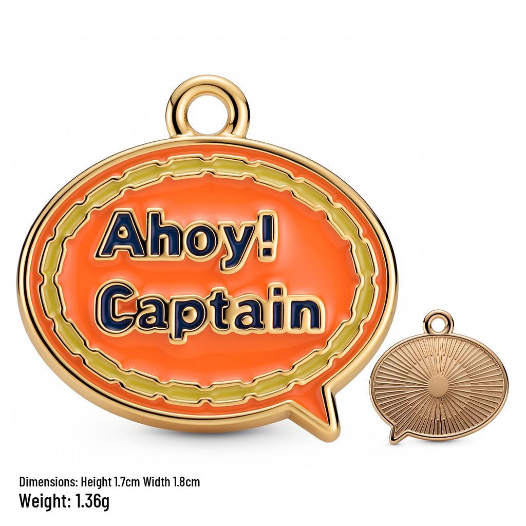 Pirate Series Enamel Cartoon Charms for DIY Bracelets, Necklaces, and Keychains