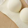 Women's Seamless Tank Top Bra Comfortable Push-Up Bra with Side Gathering Plus Size Bra