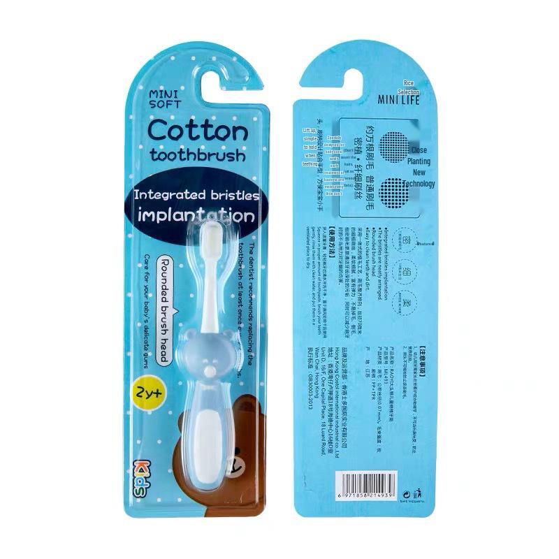 Popular Soft Bristle Toothbrush Set with Tongue Scraper for Children Aged 2-12
