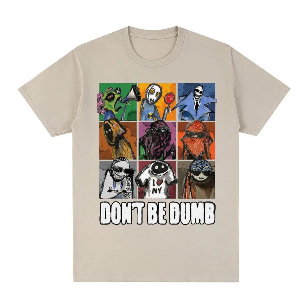 Repper AAP Rocky New Album DONT BE DUMB Graphic Print Tshirt Men Women Cotton Summer Fashion Tee Oversize Highstreet New Top
