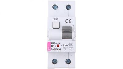 Differential Circuit Breaker 2P 10A B 0.03A Type AC KZS-2M 002173102
