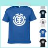 Premium Cotton Blend Short Sleeve T-shirt With Element Printing For Men Unisex