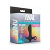 Stimulateur de prostate - Anal Adventures - Massager One - 8cm insérable - 3cm large - Silicone noir