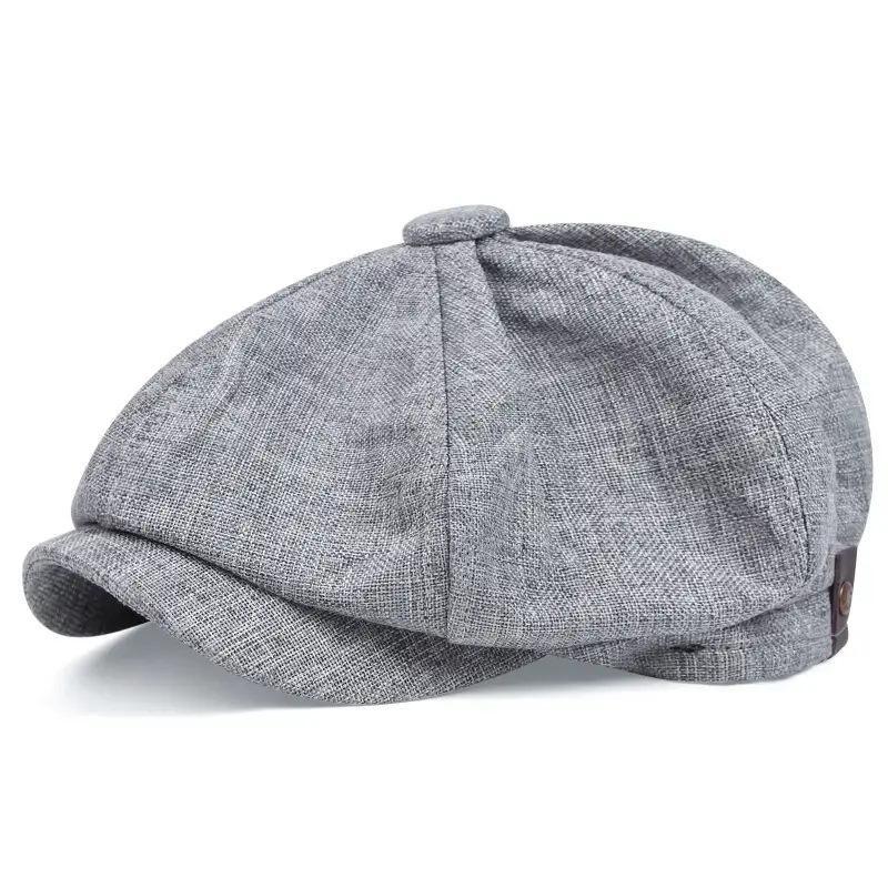 Men Casual Newsboy Winter Hat Spring Autumn Retro BeretHats Wild Casual Hats Unisex Wild Octagonal Capfor Men Street Caps Gorras