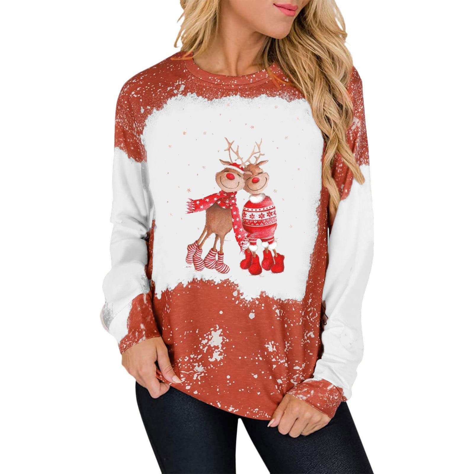 Свитер-пуловер с принтом кота — фото 6