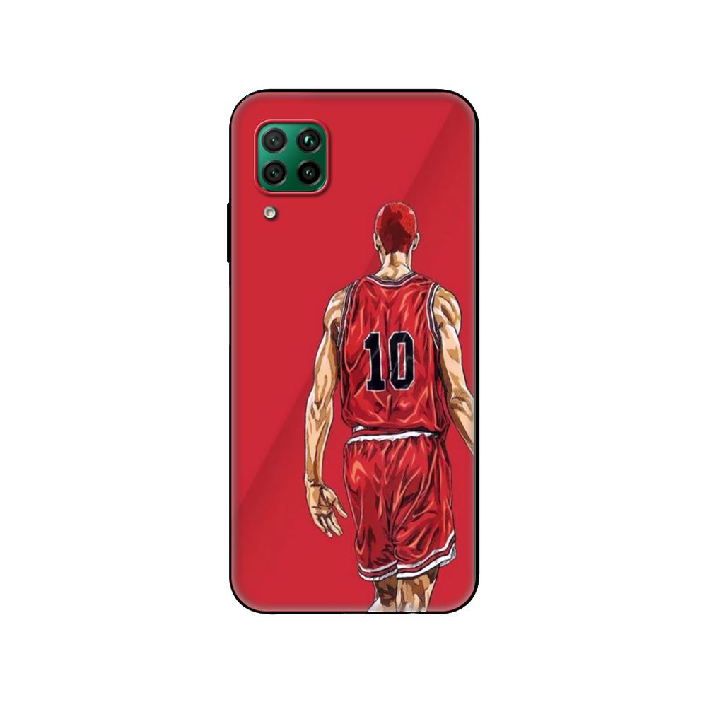 Black Tpu Case For Huawei P30 Lite P30 Pro P40 Case For Huawei P40 LITE E P Smart 2020 Case Cover Slam Dunk